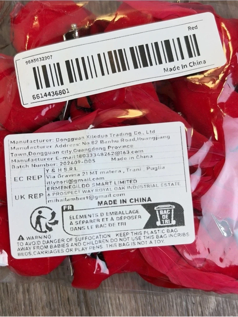 The product is a set of 12 mini cardinal birds